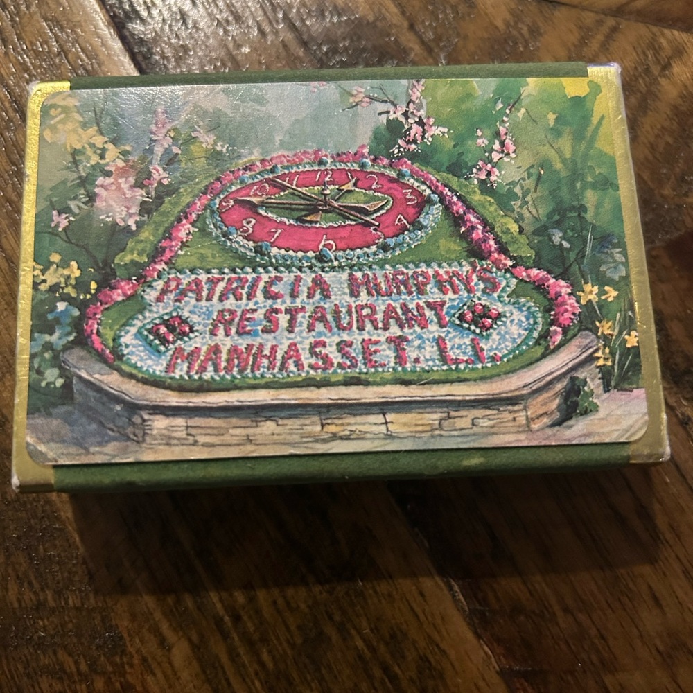 Vintage plastic coated  Duratone playing cards Patricia Murphy’s Restaurant